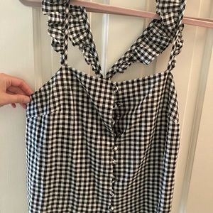 Madewell ginham tank